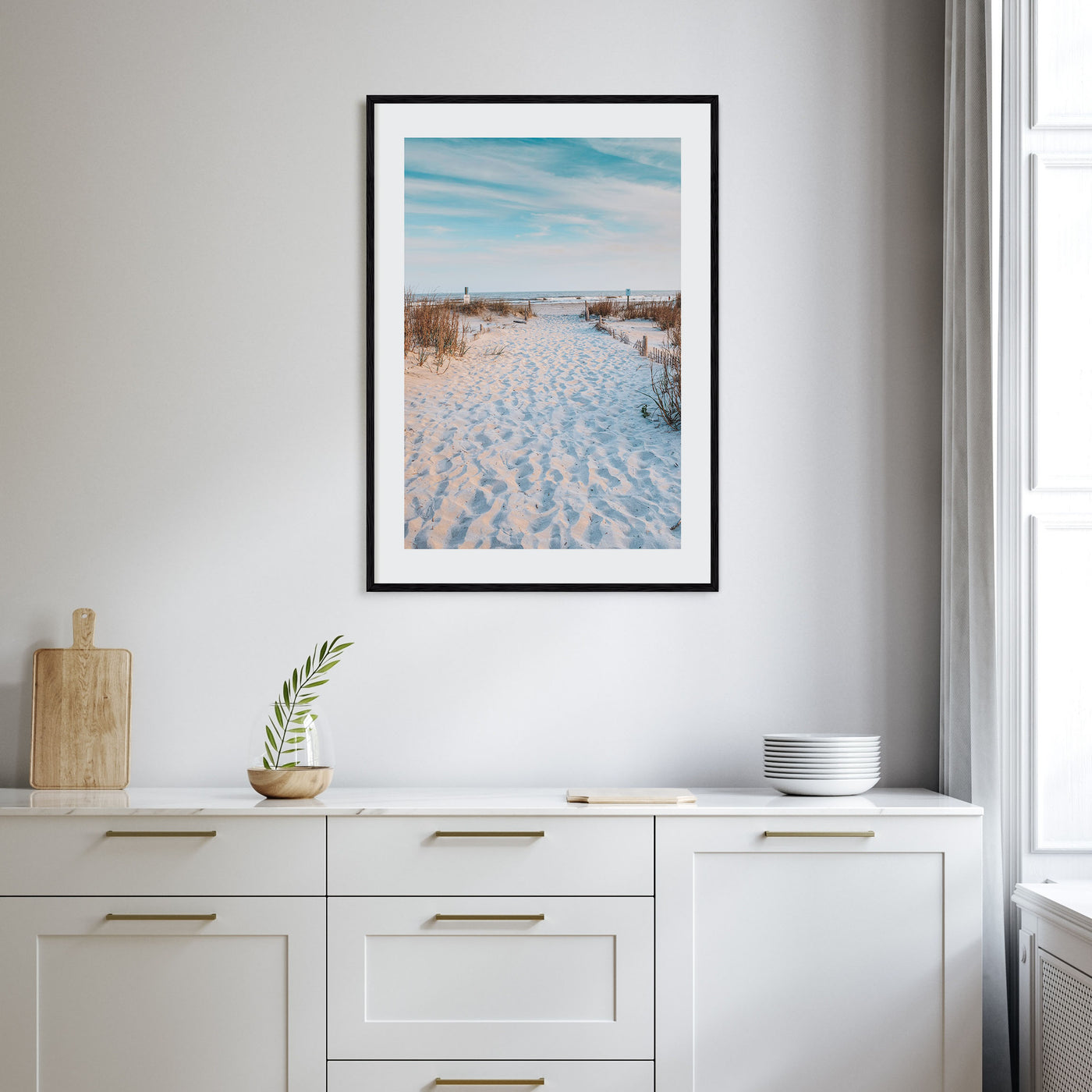 Folly Beach Photo Color Poster