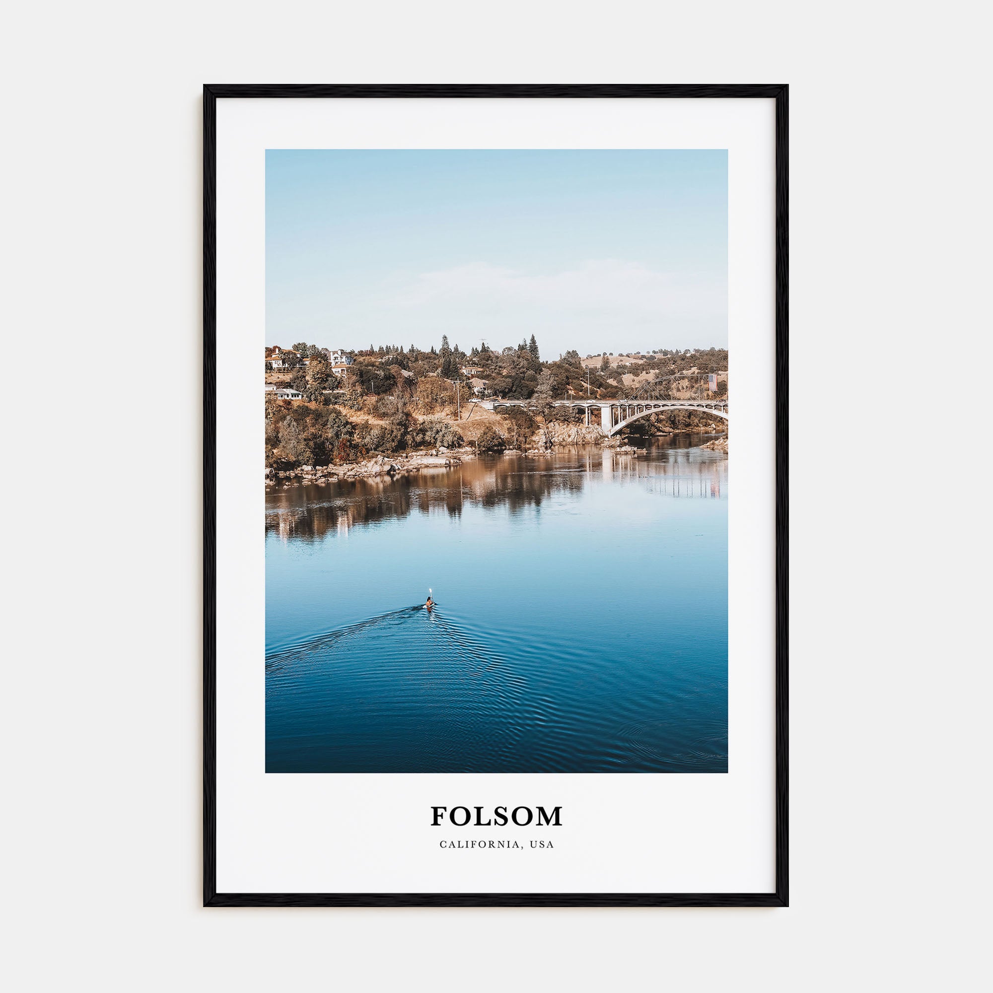 Folsom Portrait Color Poster
