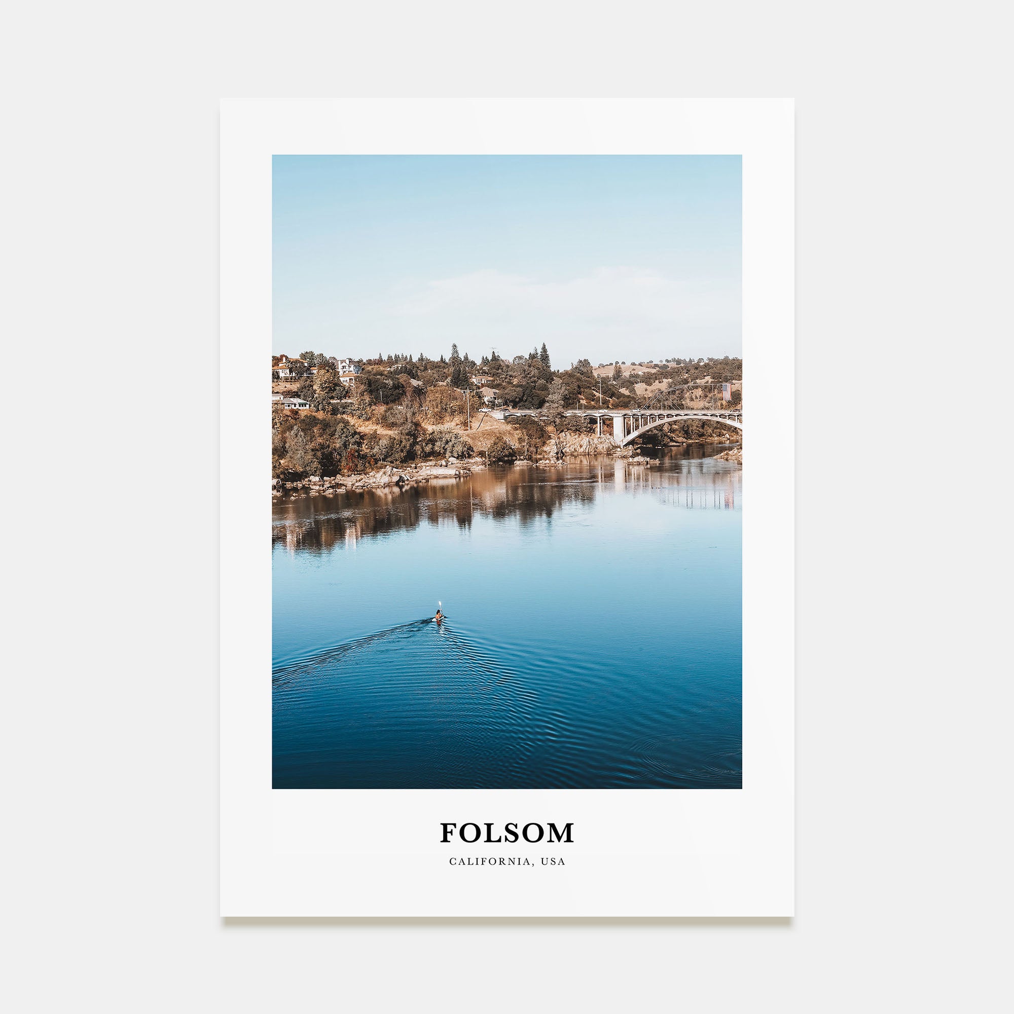 Folsom Portrait Color Poster