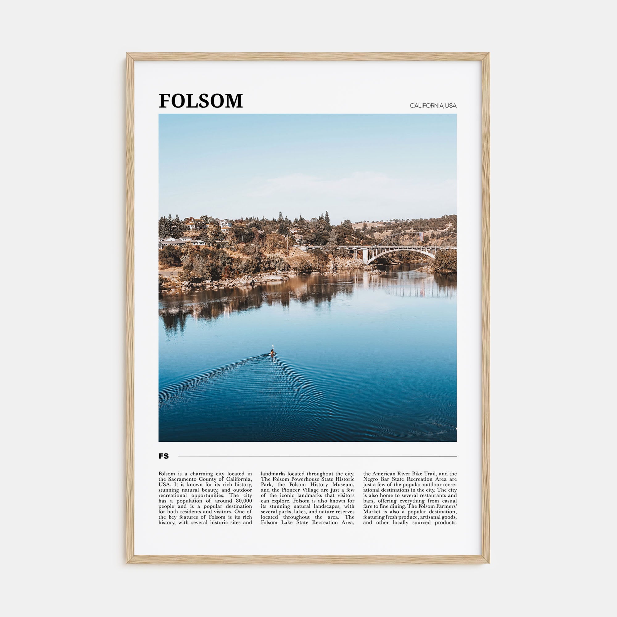 Folsom Travel Color Poster