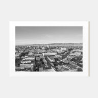 Fort Collins Landscape B&W Poster