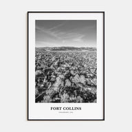 Fort Collins Portrait B&W Poster