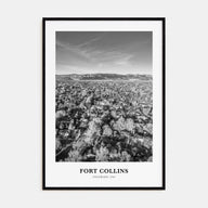 Fort Collins Portrait B&W Poster