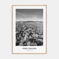 Fort Collins Portrait B&W Poster