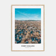 Fort Collins Portrait Color Poster
