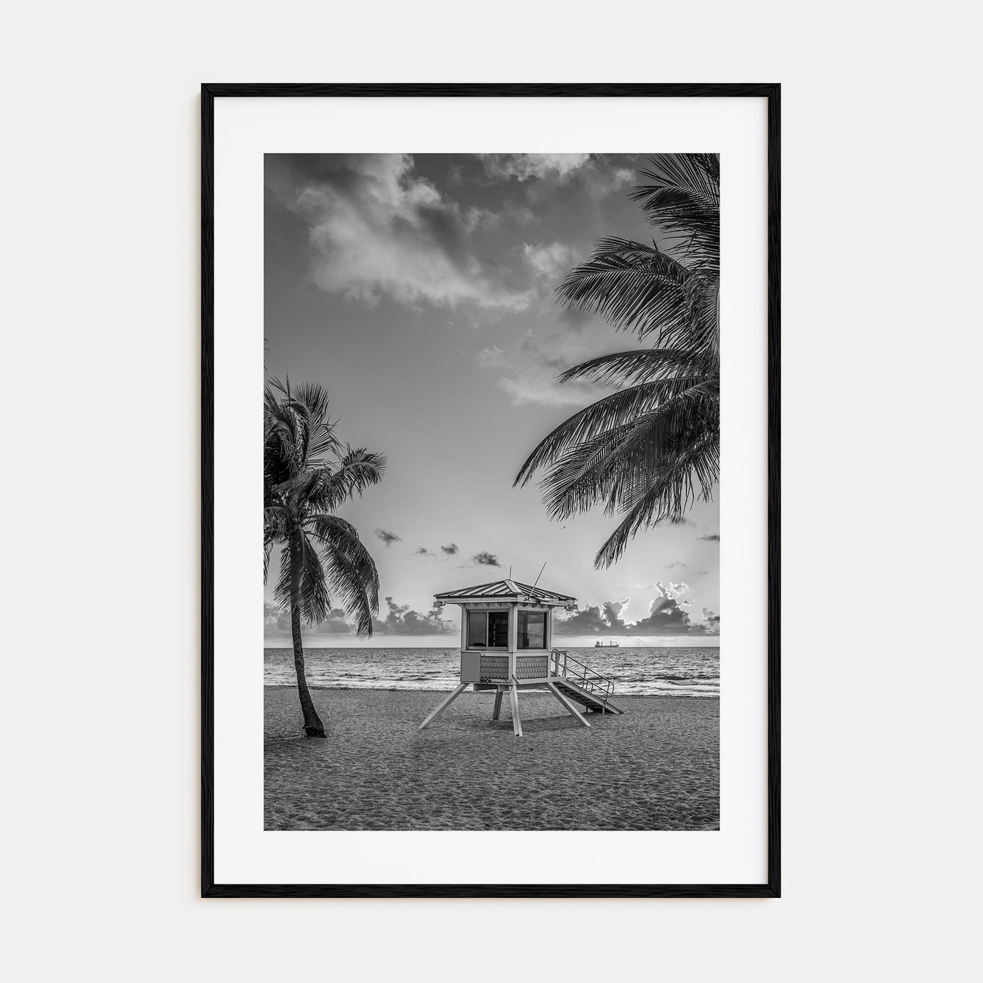 Fort Lauderdale Photo B&W No 2 Poster