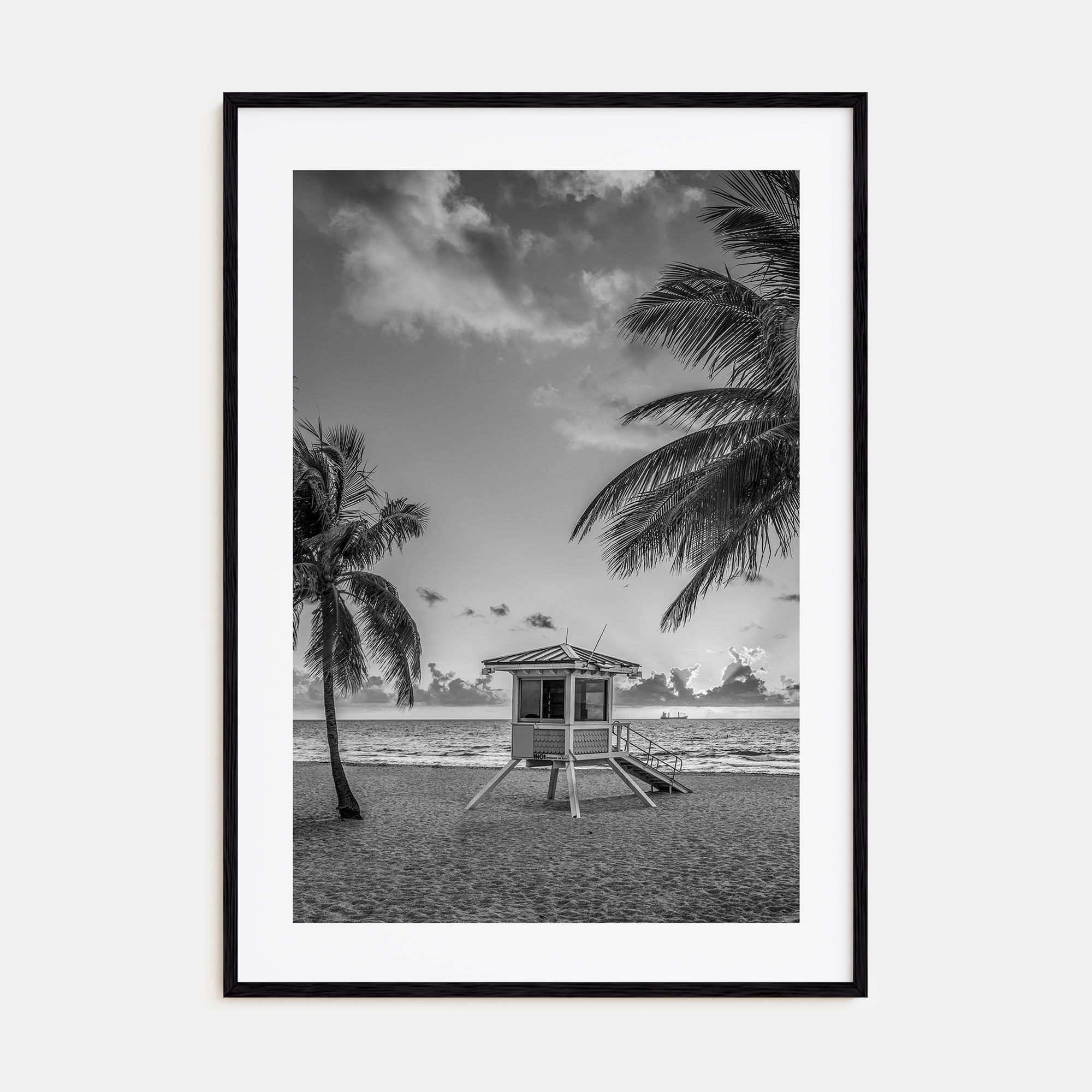 Fort Lauderdale Photo B&W No 2 Poster