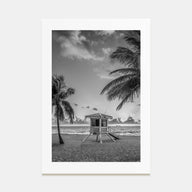 Fort Lauderdale Photo B&W No 2 Poster