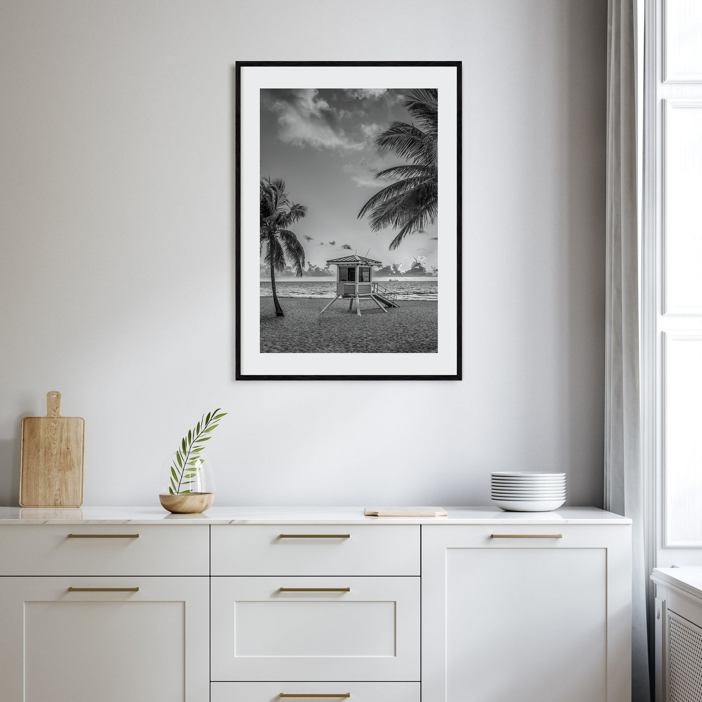 Fort Lauderdale Photo B&W No 2 Poster