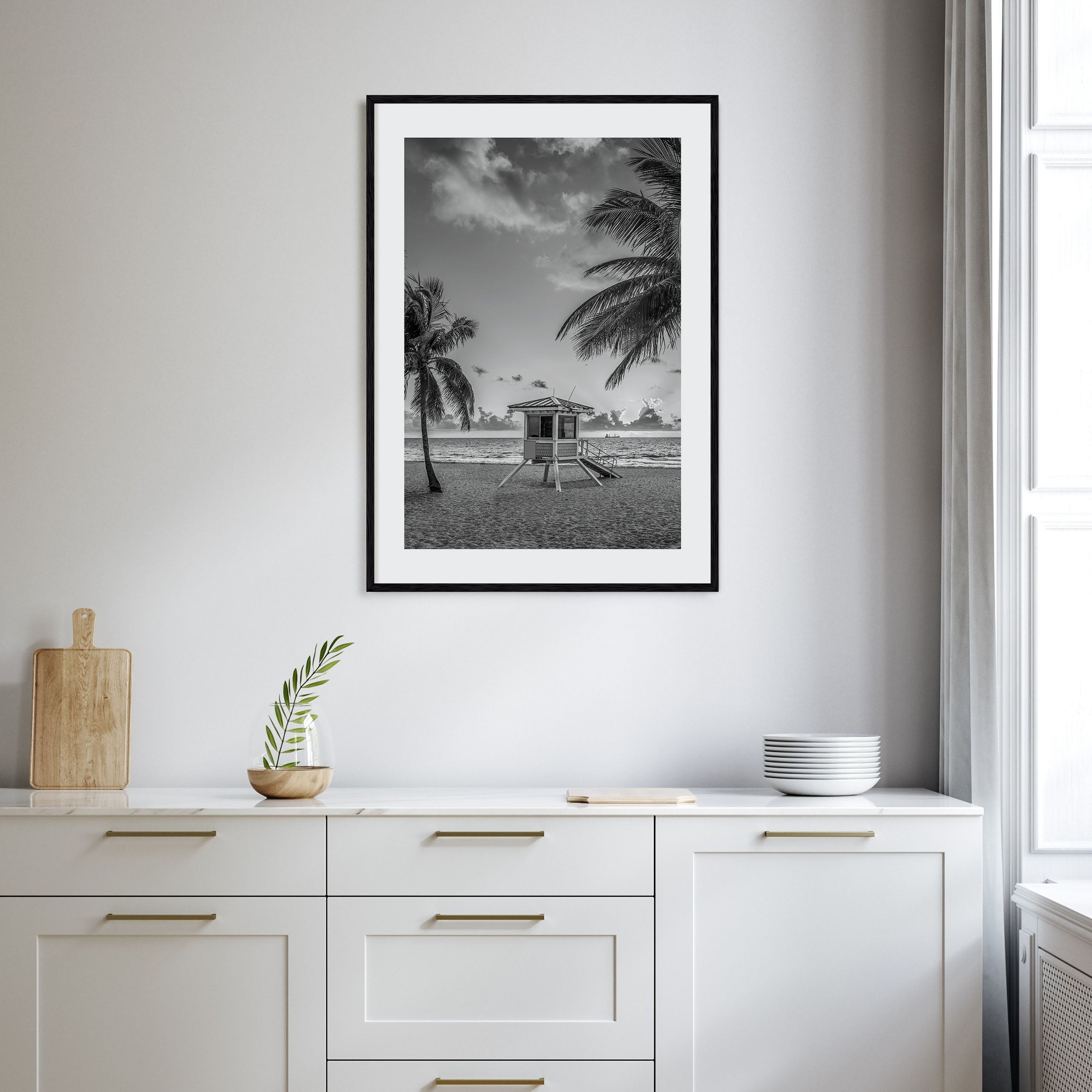 Fort Lauderdale Photo B&W No 2 Poster