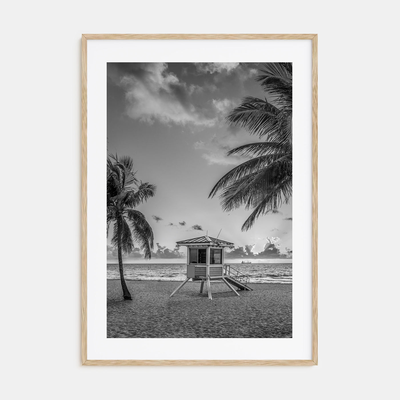 Fort Lauderdale Photo B&W No 2 Poster