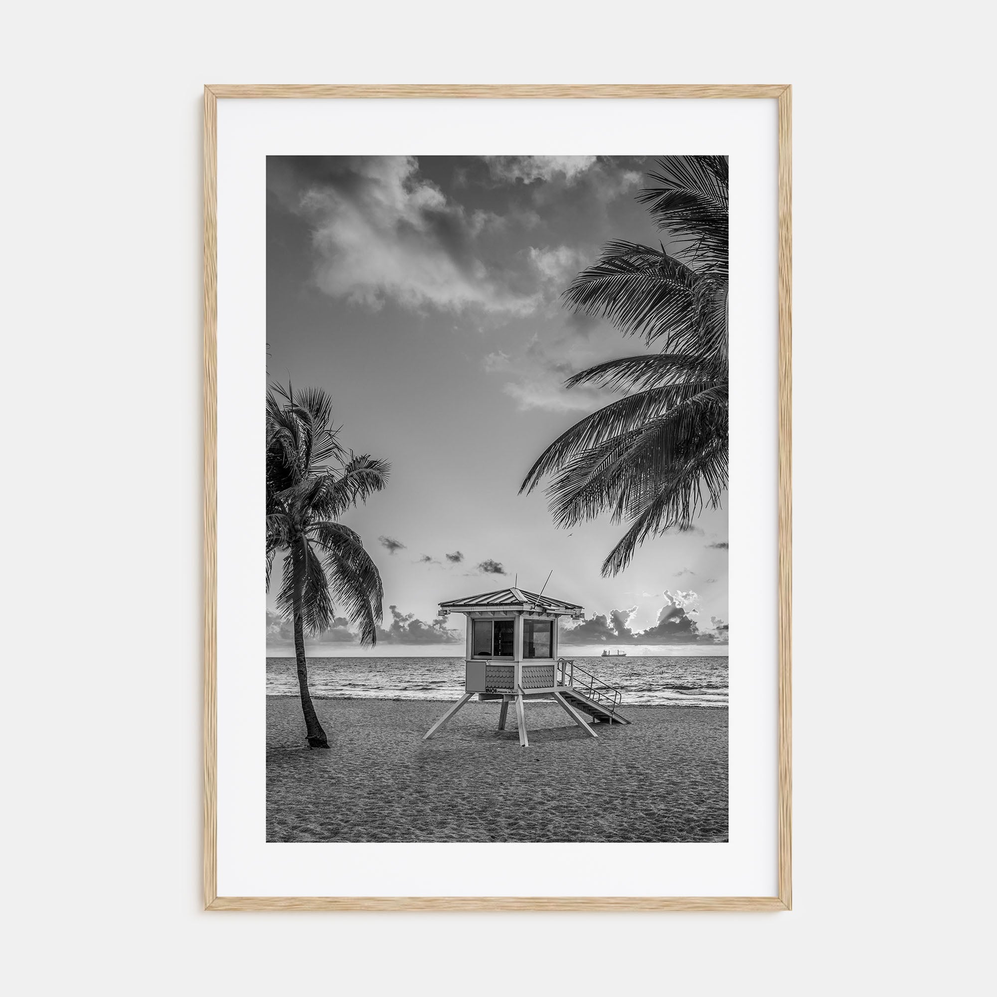Fort Lauderdale Photo B&W No 2 Poster