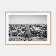 Fort Myers Landscape B&W Poster