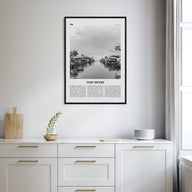 Fort Myers Travel B&W Poster