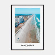 Fort Walton Portrait Color Poster