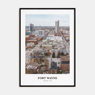 Fort Wayne Portrait Color Poster