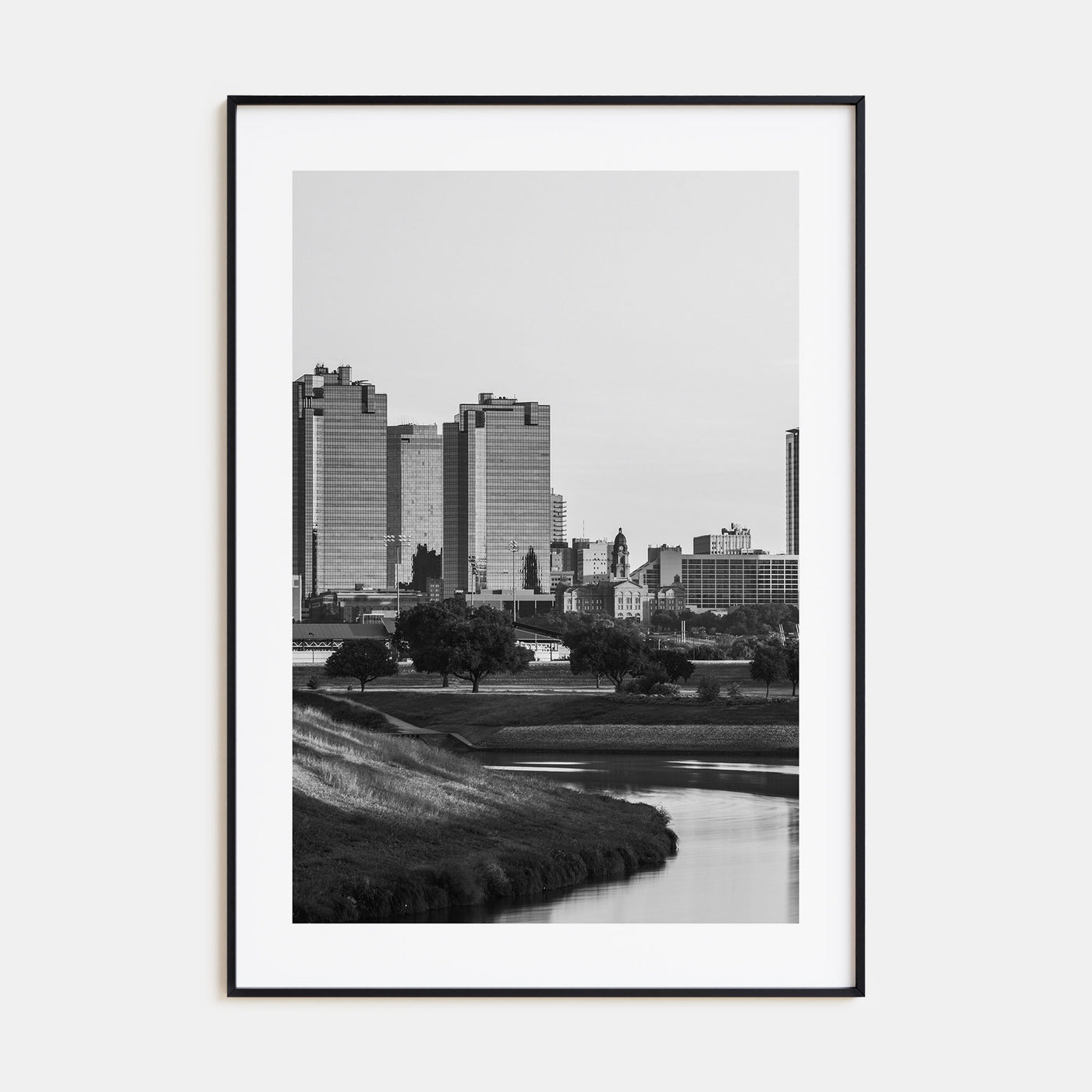 Fort Worth Photo B&W No 1 Poster