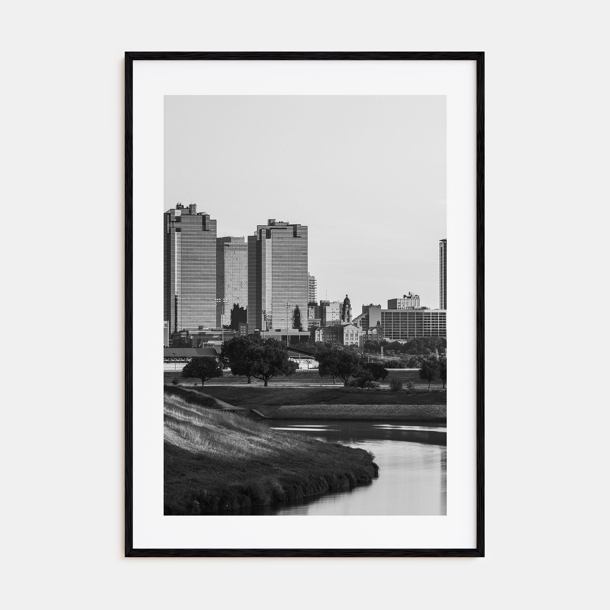 Fort Worth Photo B&W No 1 Poster