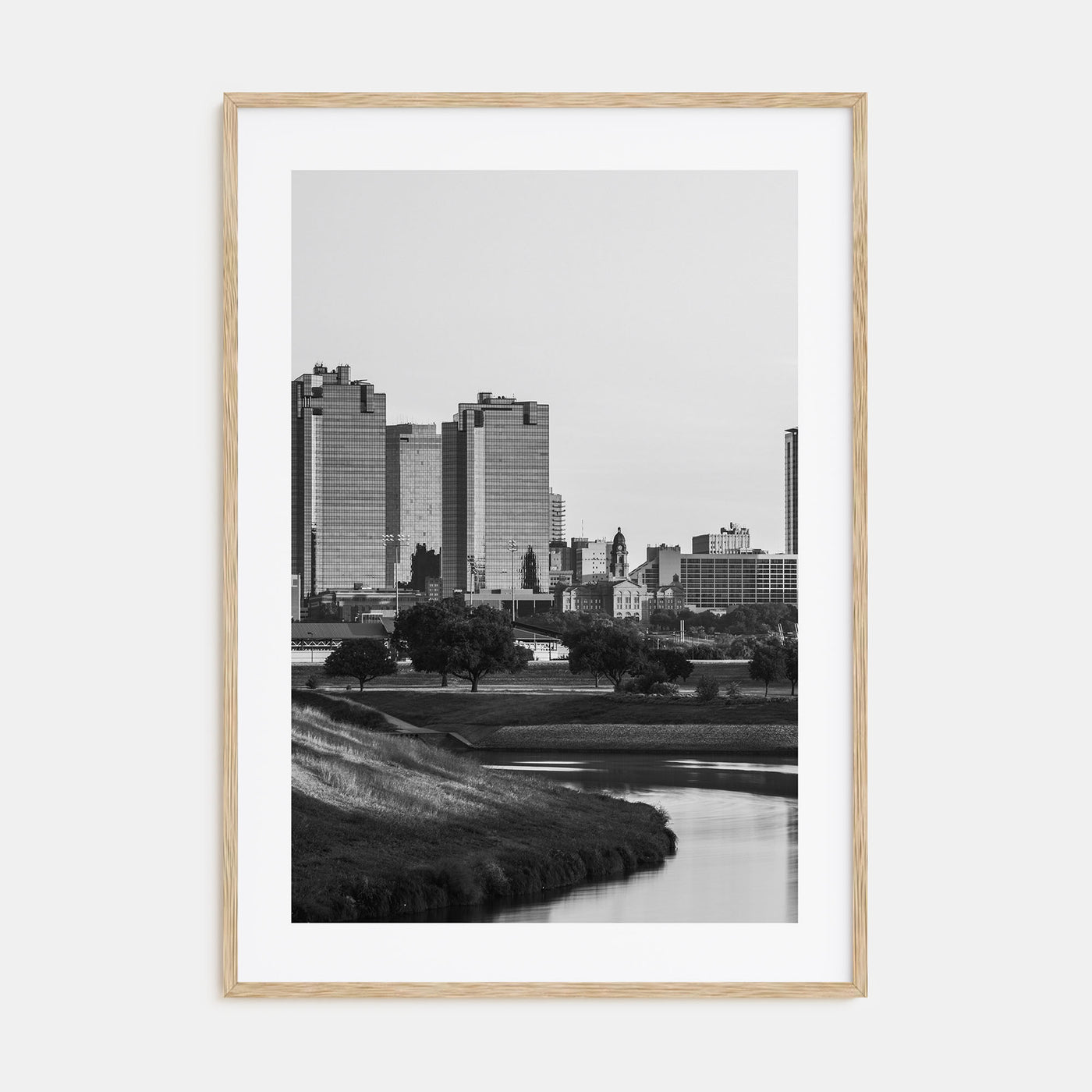 Fort Worth Photo B&W No 1 Poster