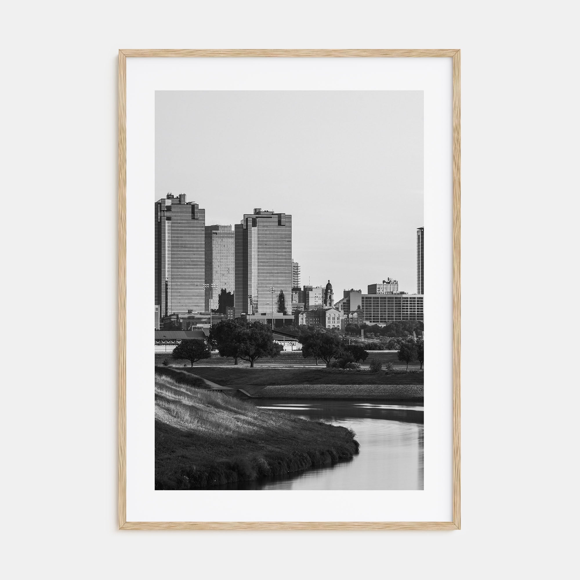 Fort Worth Photo B&W No 1 Poster