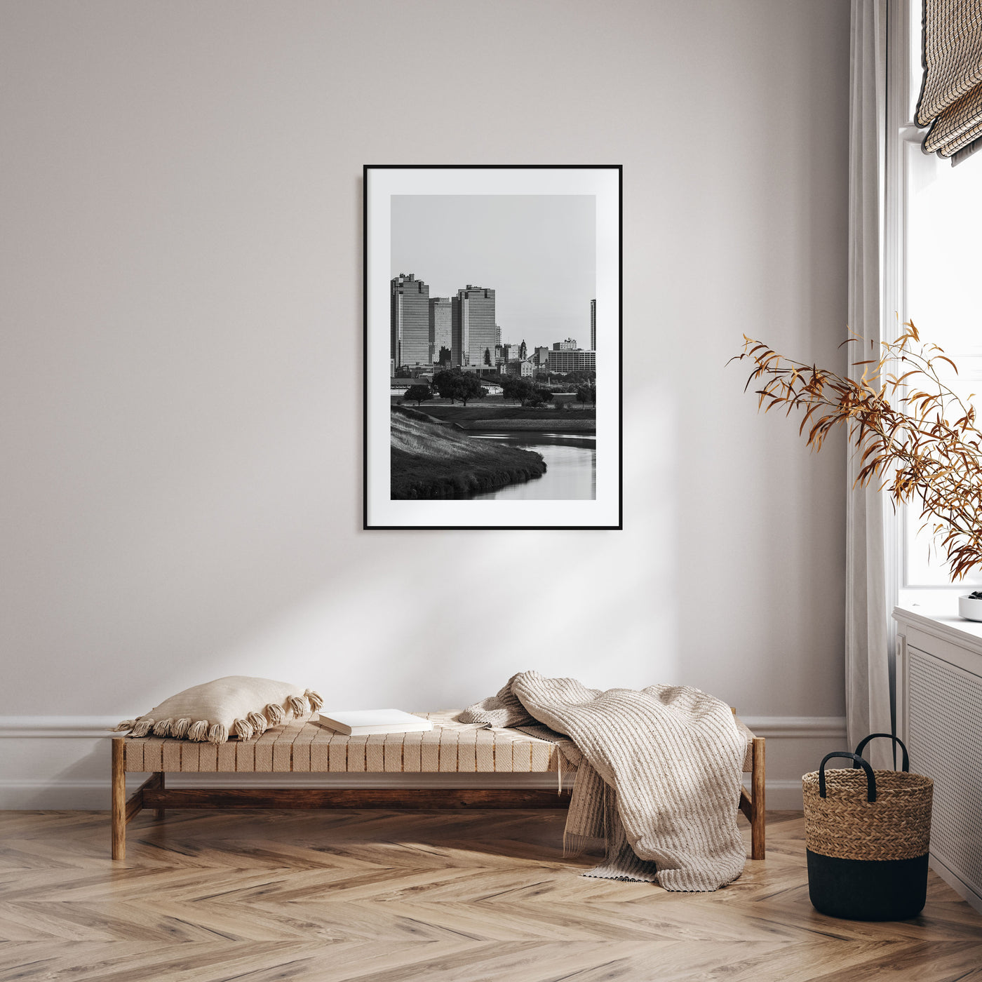 Fort Worth Photo B&W No 1 Poster