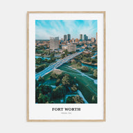 Fort Worth Portrait Color No 2 Poster