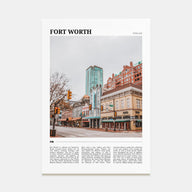Fort Worth Travel Color No 1 Poster