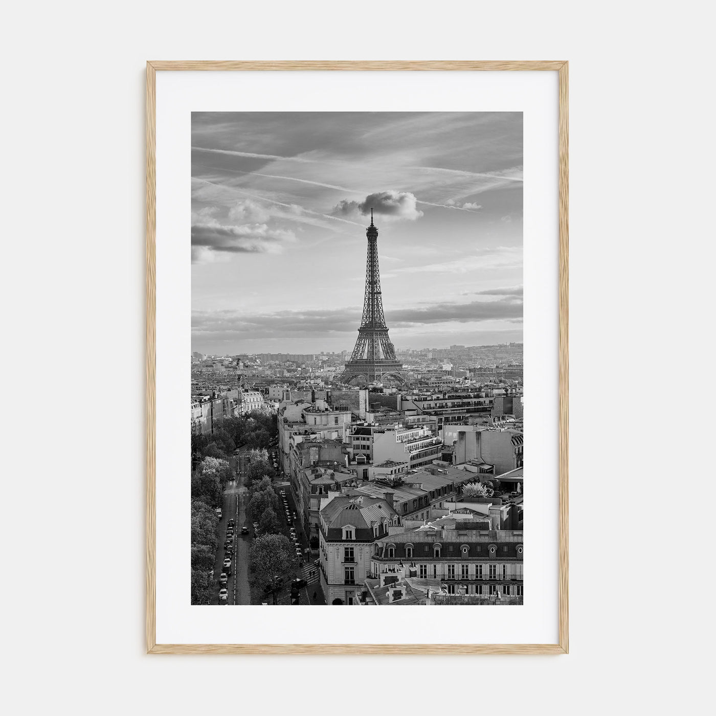 France Photo B&W Poster