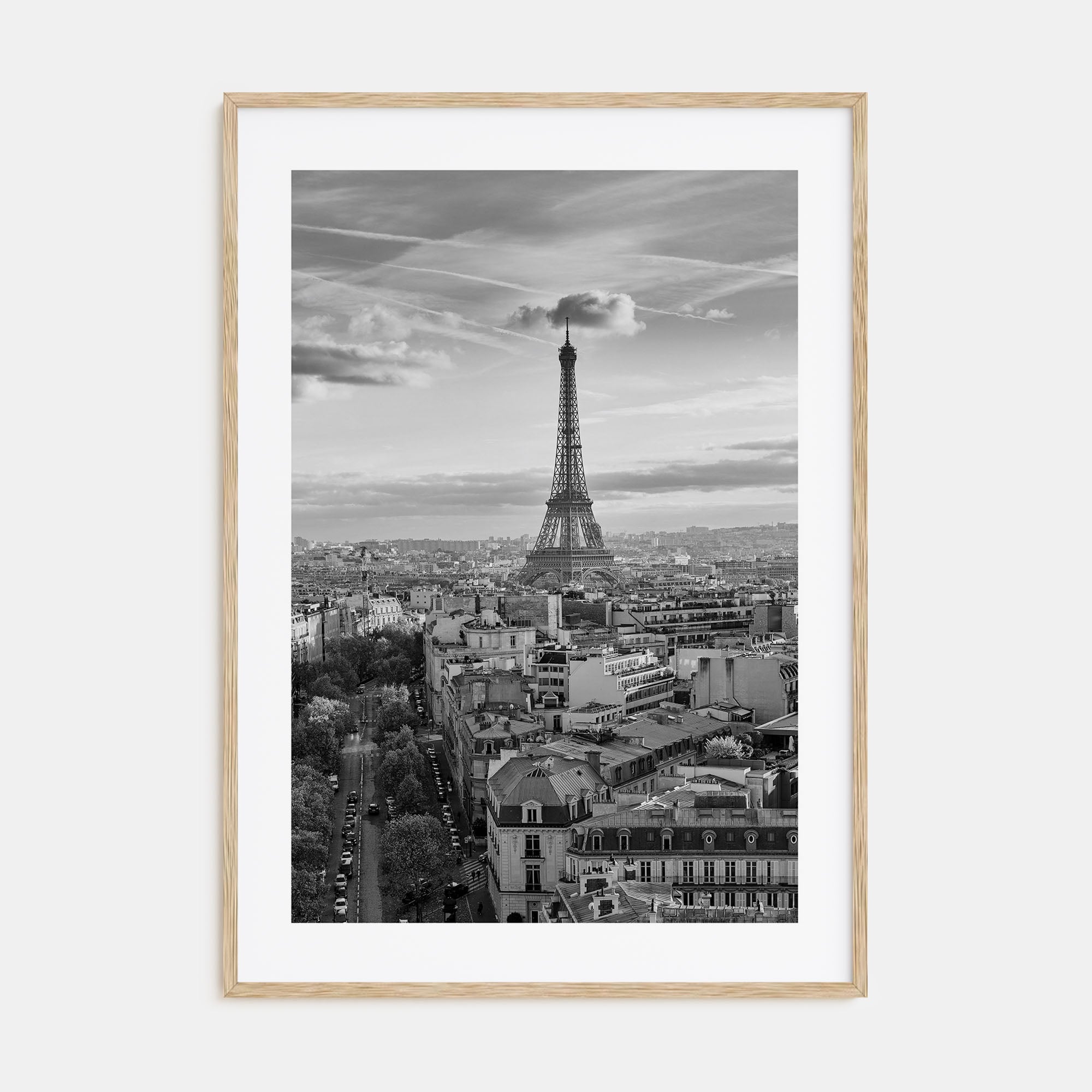 France Photo B&W Poster