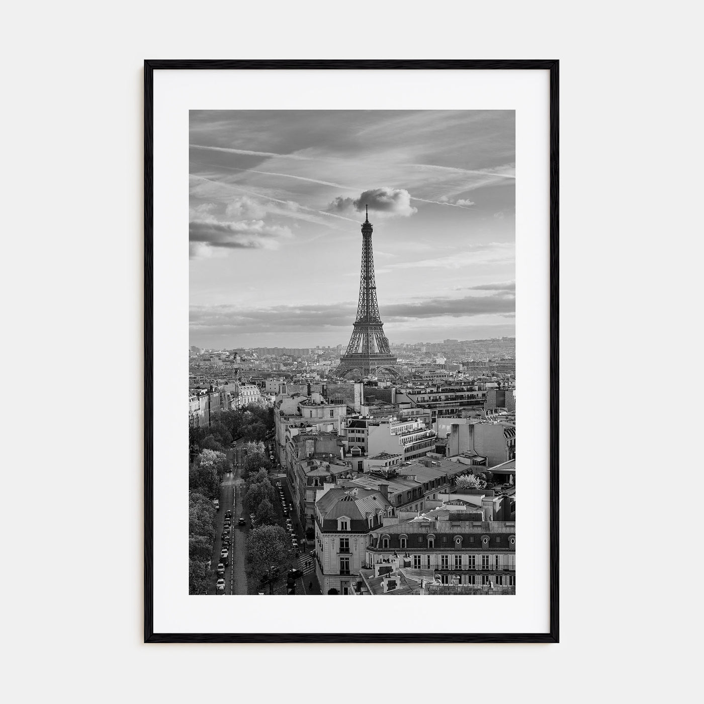 France Photo B&W Poster