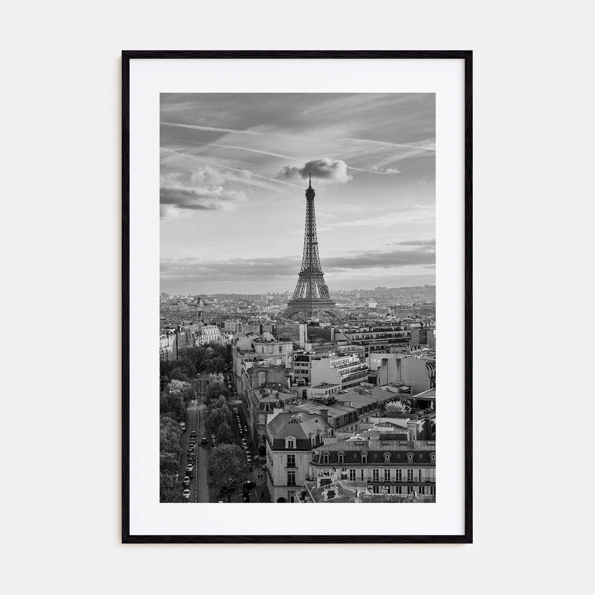 France Photo B&W Poster