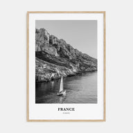 France Portrait B&W No 1 Poster