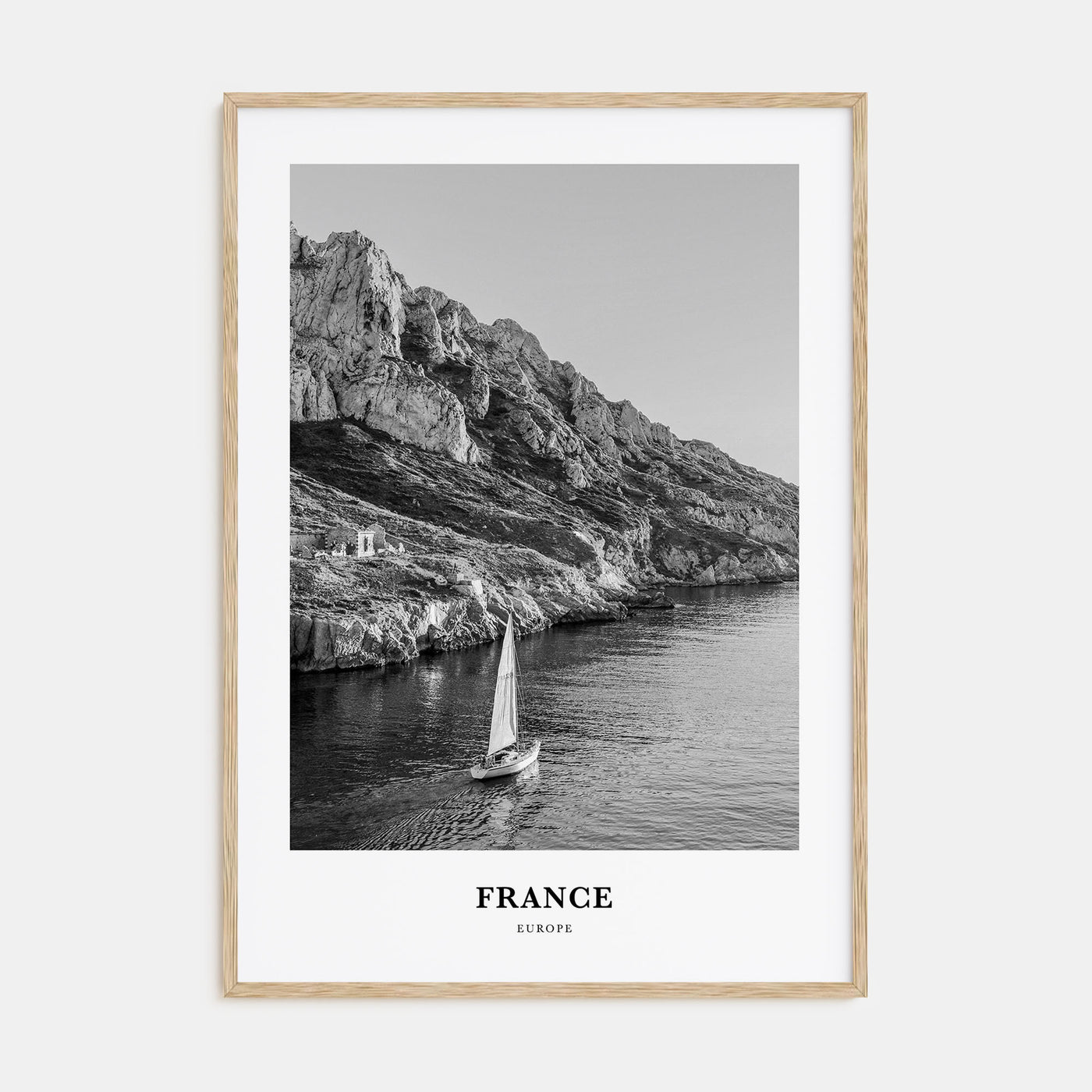 France Portrait B&W No 1 Poster