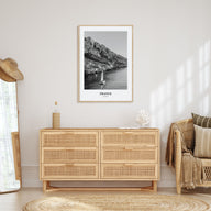 France Portrait B&W No 1 Poster
