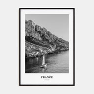 France Portrait B&W No 1 Poster