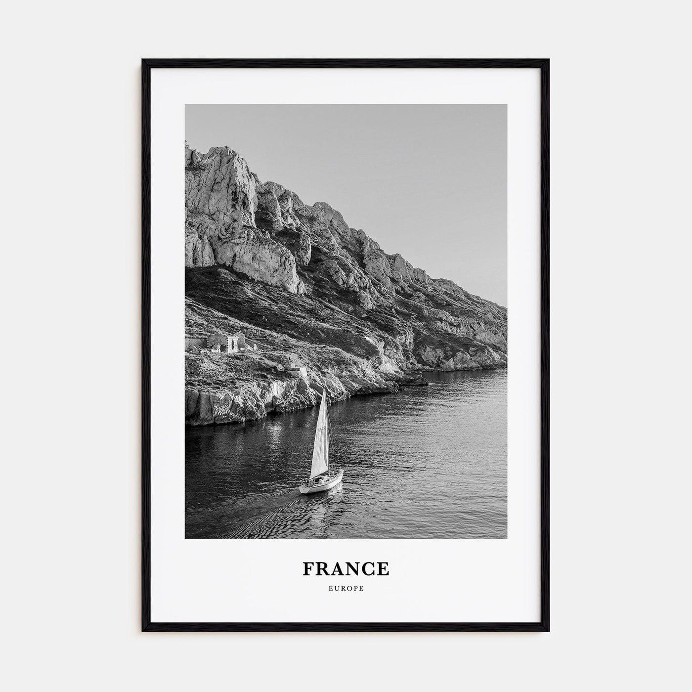 France Portrait B&W No 1 Poster