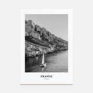 France Portrait B&W No 1 Poster