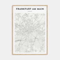 Frankfurt am Main Map Portrait Poster