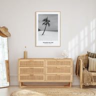 Fraser Island Portrait B&W Poster