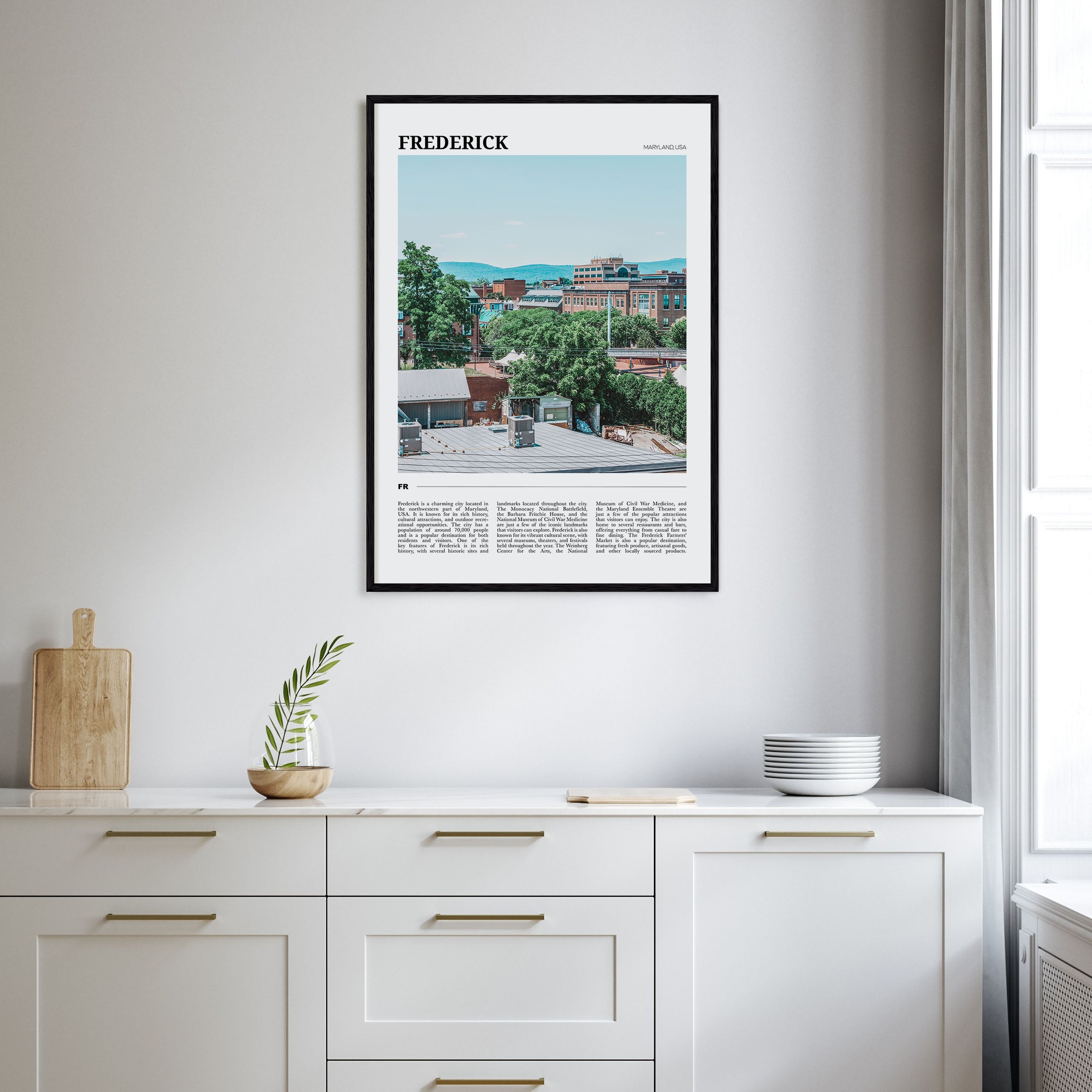 Frederick Travel Color Poster