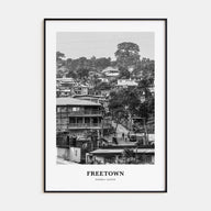 Freetown Portrait B&W Poster