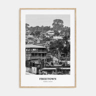 Freetown Portrait B&W Poster
