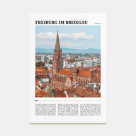 Freiburg im Breisgau Travel Color No 1 Poster