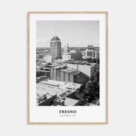 Fresno Portrait B&W Poster