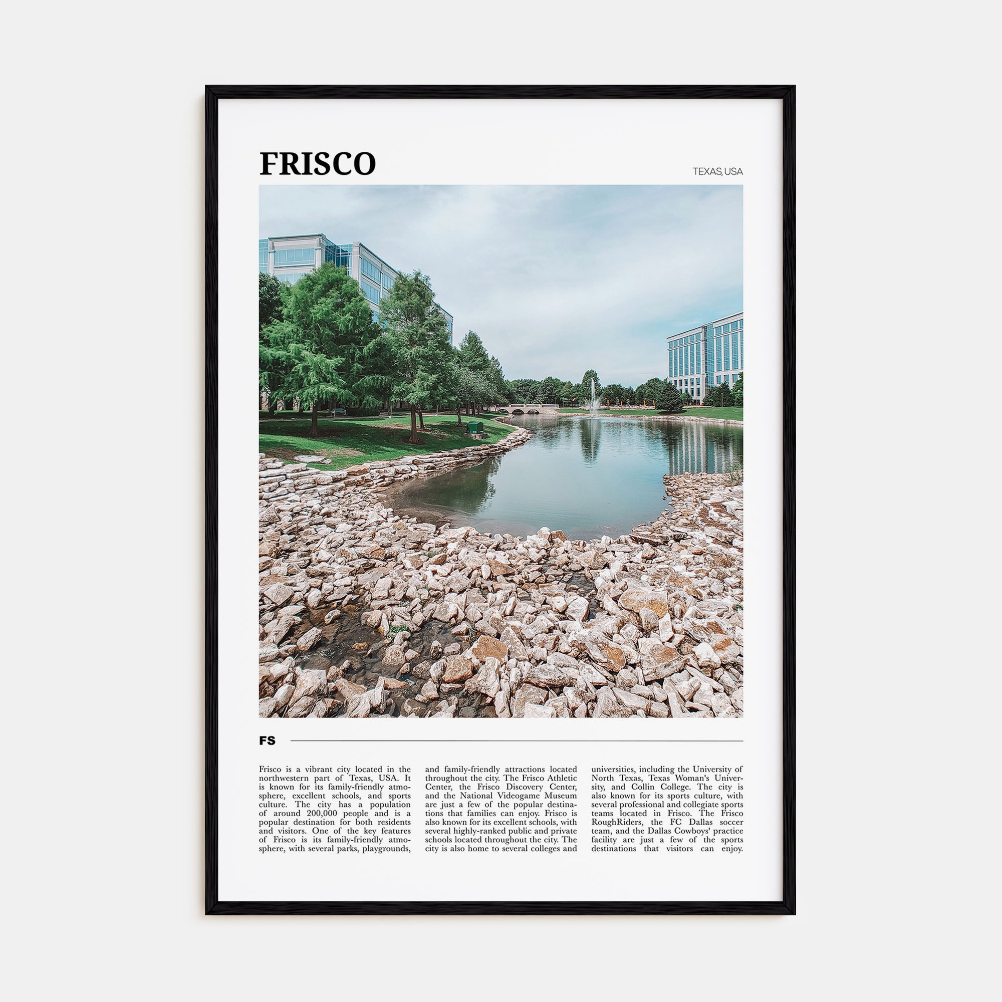 Frisco Travel Color Poster