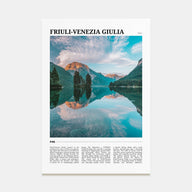 Friuli-Venezia Giulia Travel Color Poster