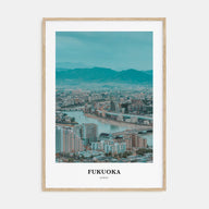 Fukuoka Portrait Color Poster