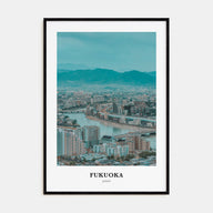 Fukuoka Portrait Color Poster