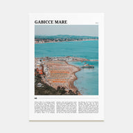 Gabicce Mare Travel Color Poster