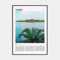 Gabon Travel Color Poster
